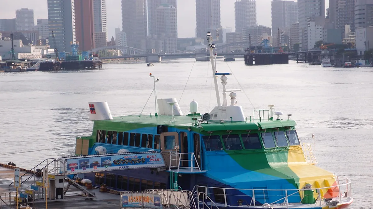 Tokyo Port City Takeshiba in Japan