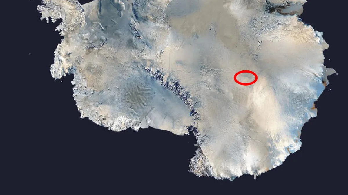 Lake Vostok in Antarctica