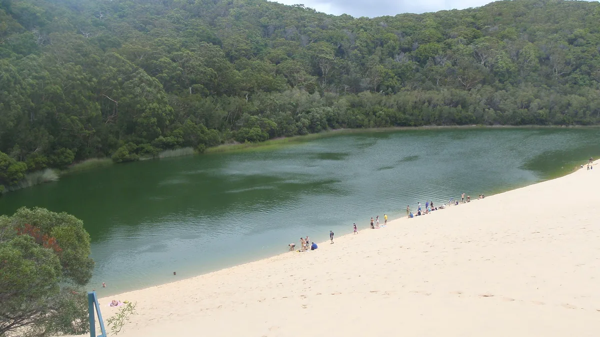 Lake Wabby in Australia