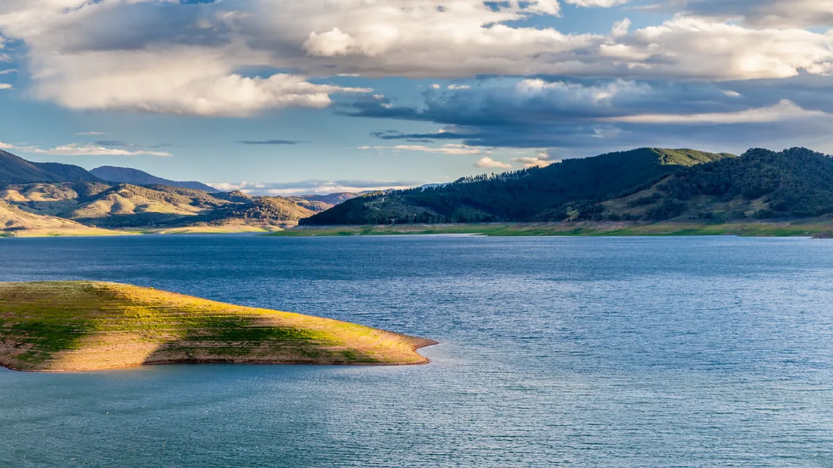 Blowering Reservoir in Australia