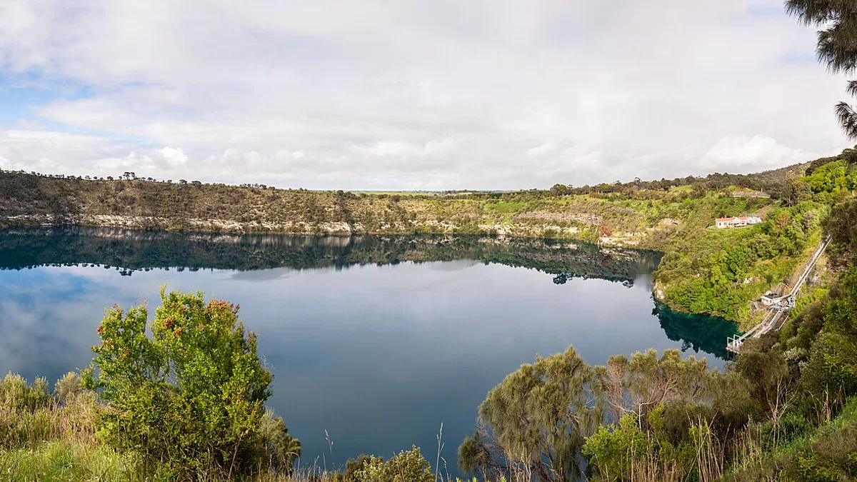 Blue Lake in Australia