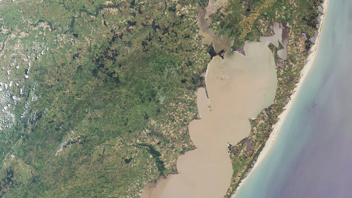Lagoa dos Patos in Brazil