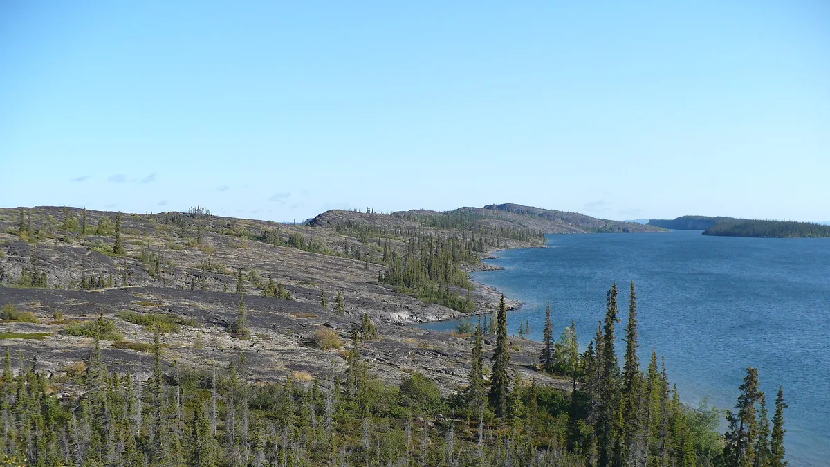 Great Slave Lake in Canada