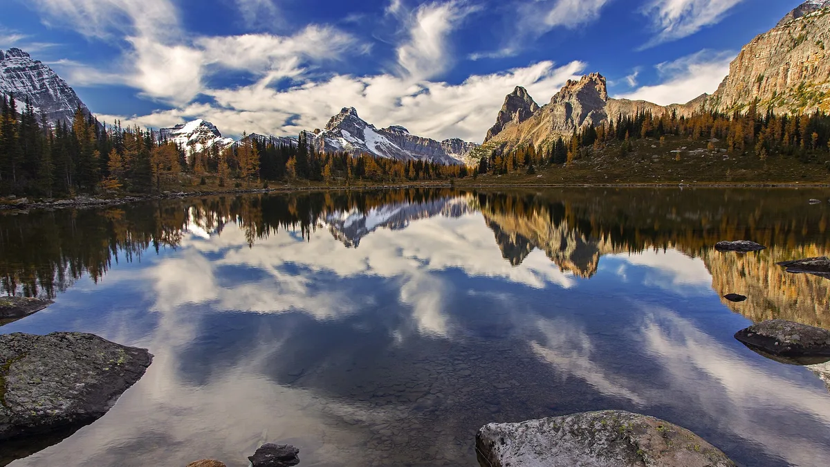 Opabin Lake in Canada