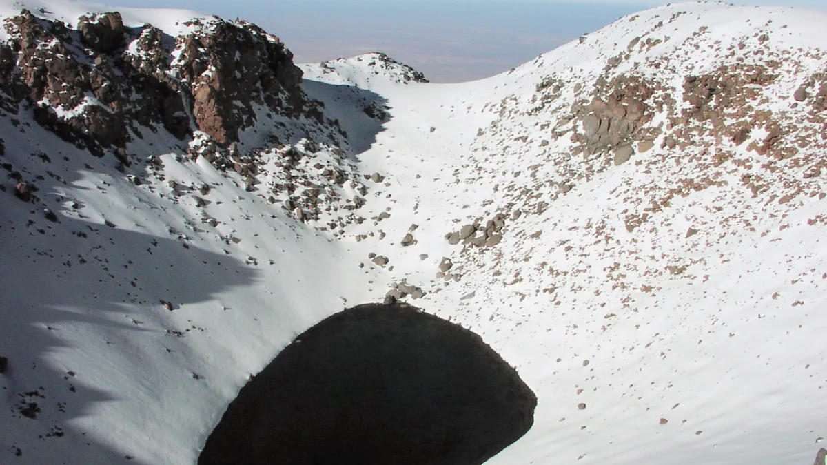 Lake Licancabur in Chile