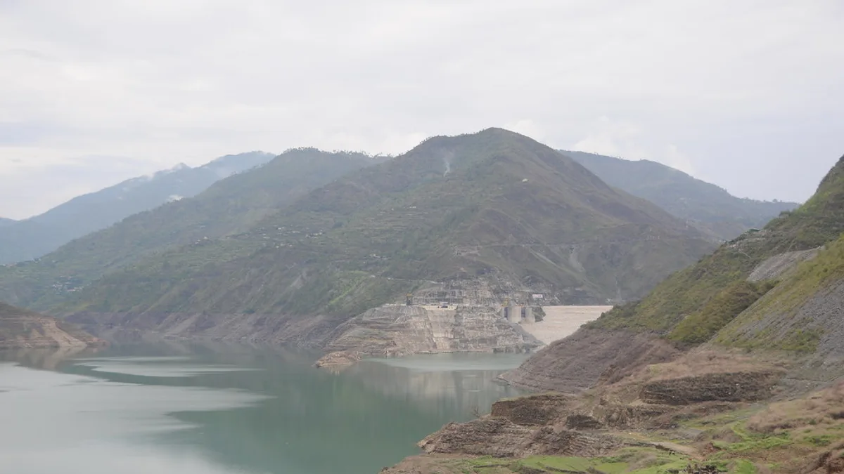 Tehri Lake in India