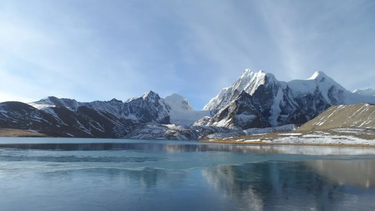 Gurudongmar Lake in India