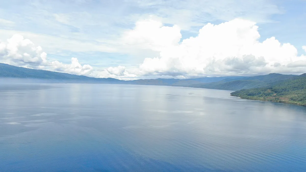 Lake Matano in Indonesia