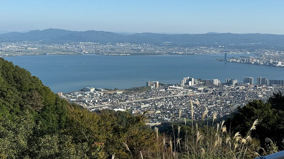 Lake Biwa in Japan