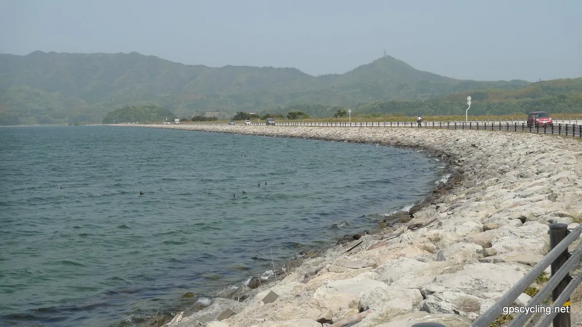Lake Nakaumi in Japan