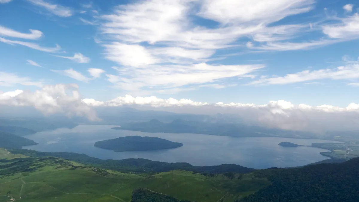 Lake Kussharo in Japan
