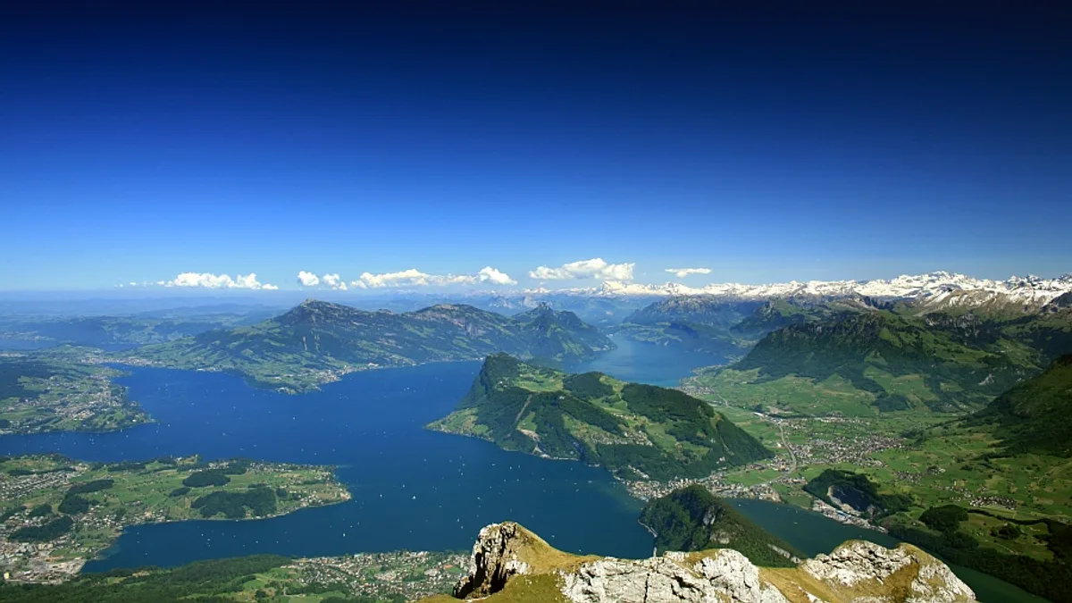 Lake Lucerne in Switzerland