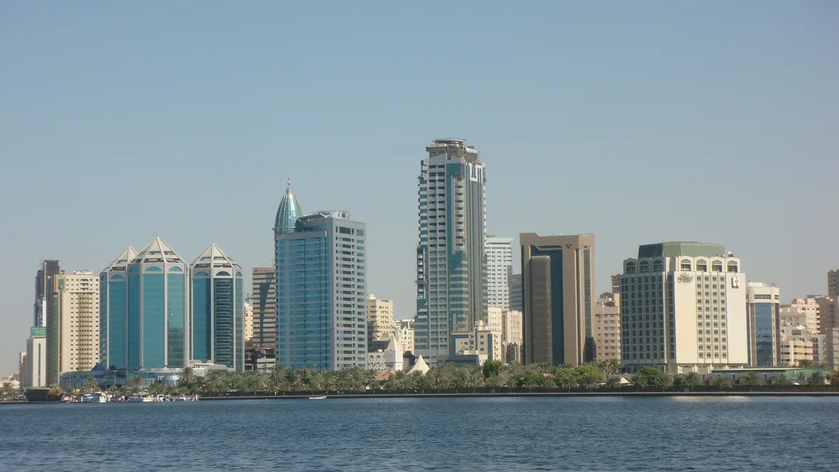 Khalid Lake in United Arab Emirates