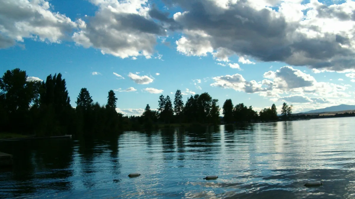 Flathead Lake in United States