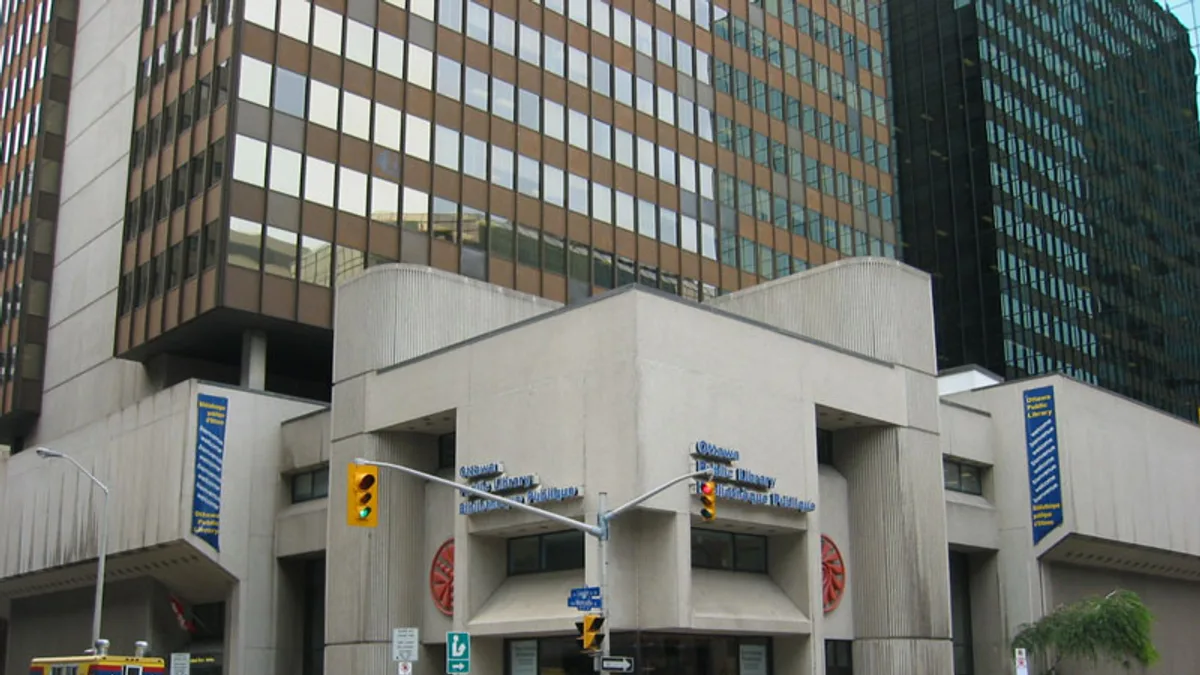 Ottawa Public Library in Canada