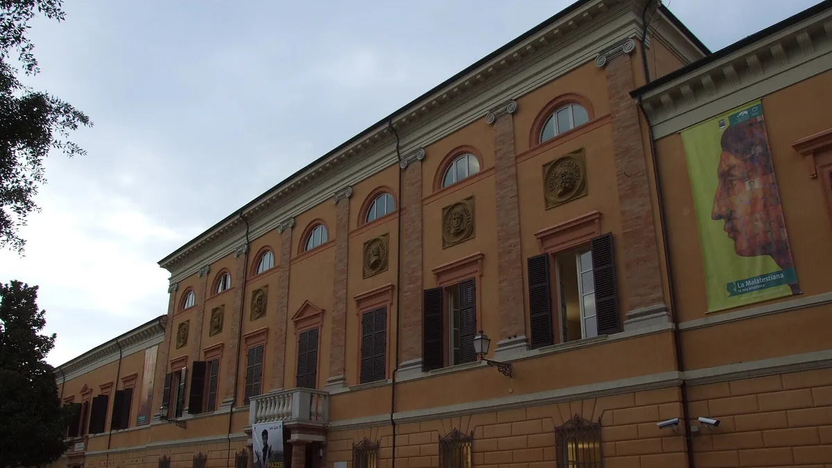 Malatestiana Library in Italy