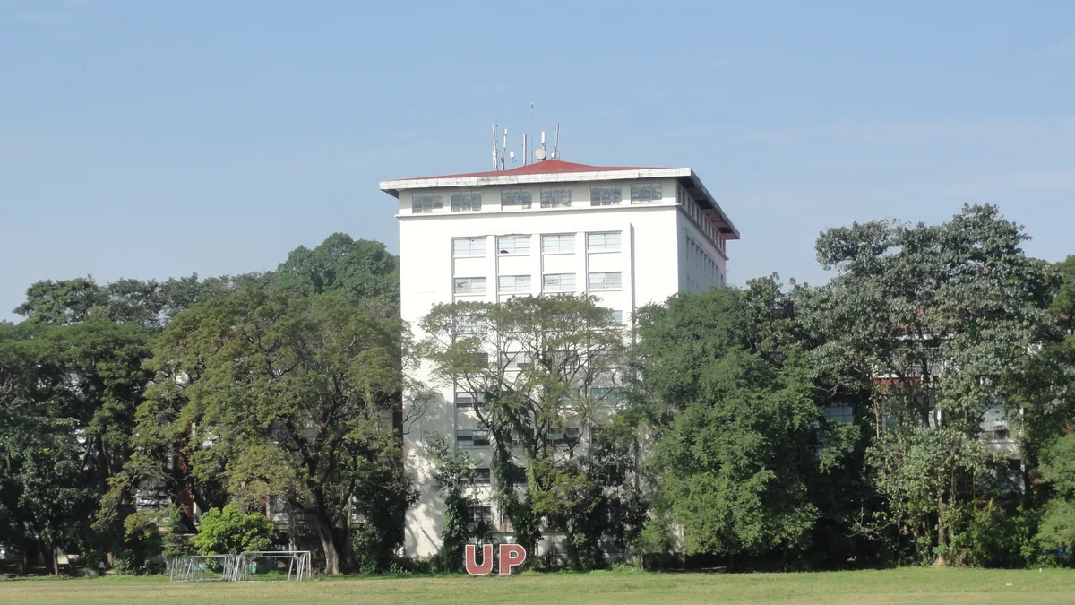 University Library UP Diliman in Philippines