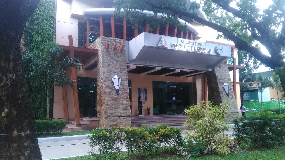 Quezon City Public Library in Philippines