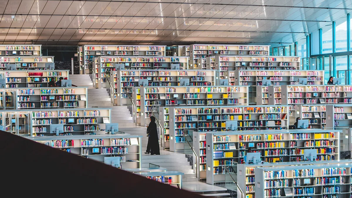 Qatar National Library in Qatar