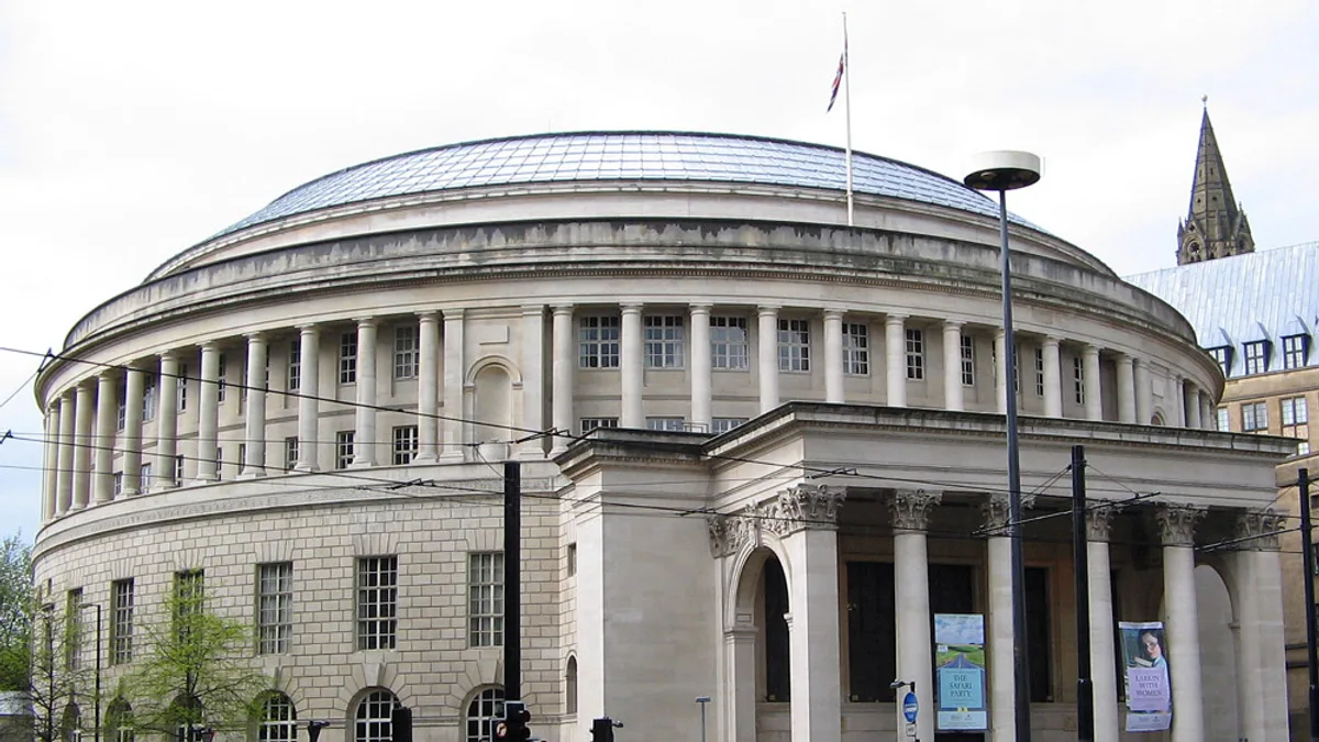 Manchester Central Library in United Kingdom