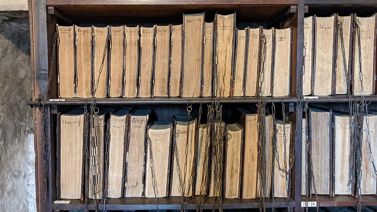 Francis Trigge Chained Library in United Kingdom