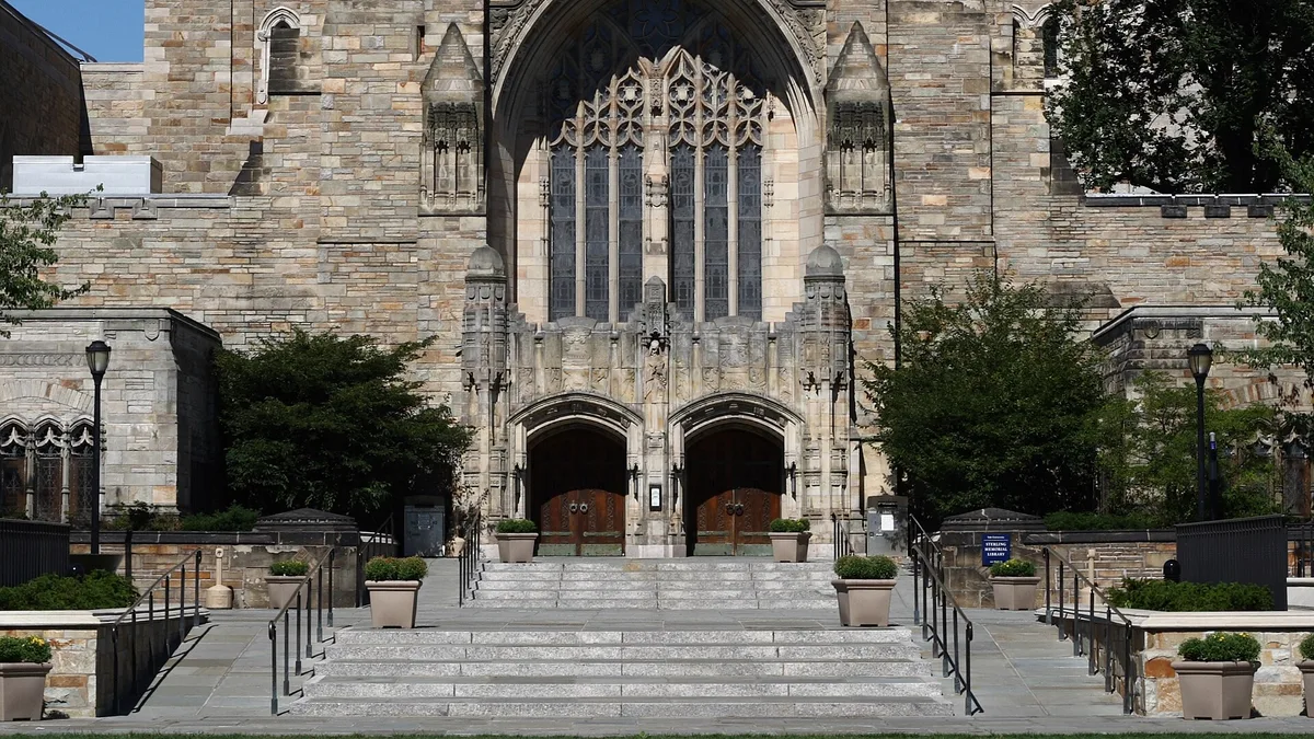 Yale University Library in United States