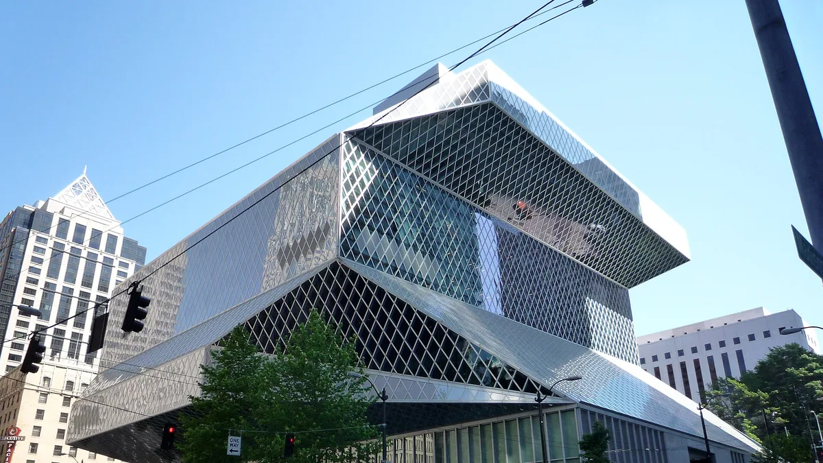 The Seattle Public Library in United States