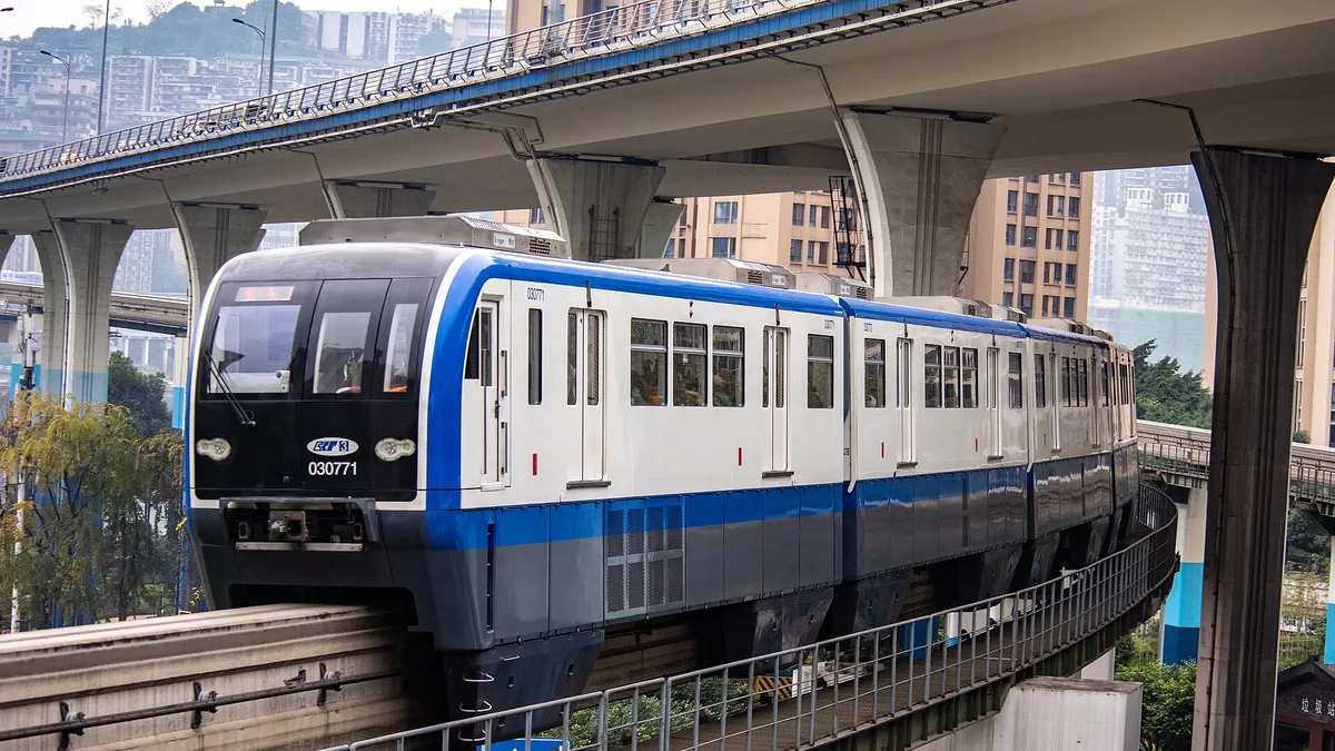Chongqing Rail Transit in China