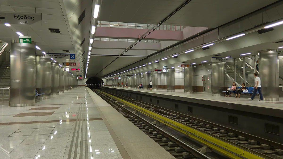 Athens Metro in Greece