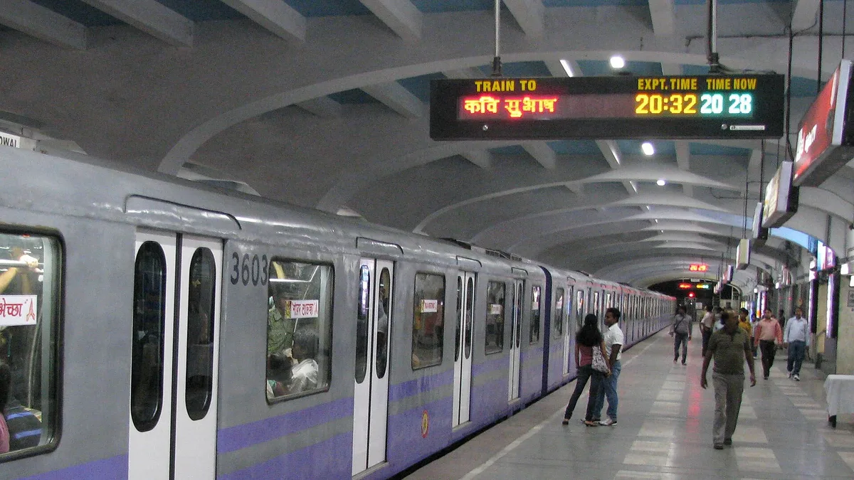 Kolkata Metro in India