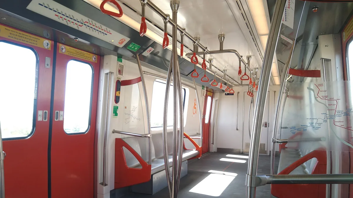 Ahmedabad Metro in India