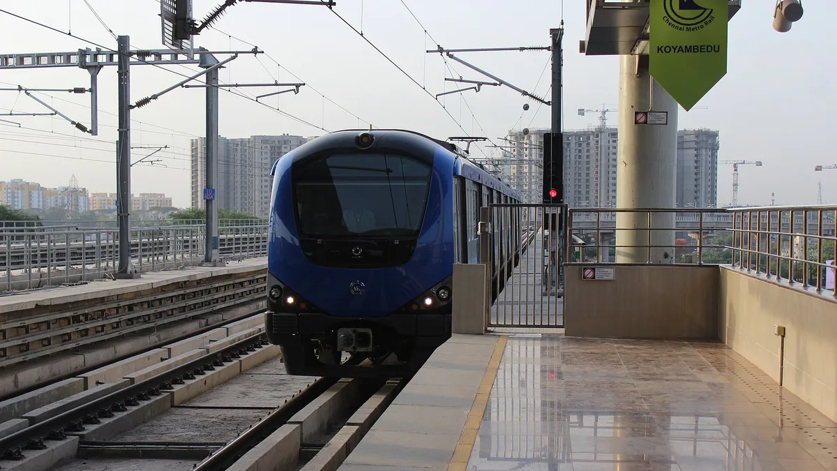 Chennai Metro in India