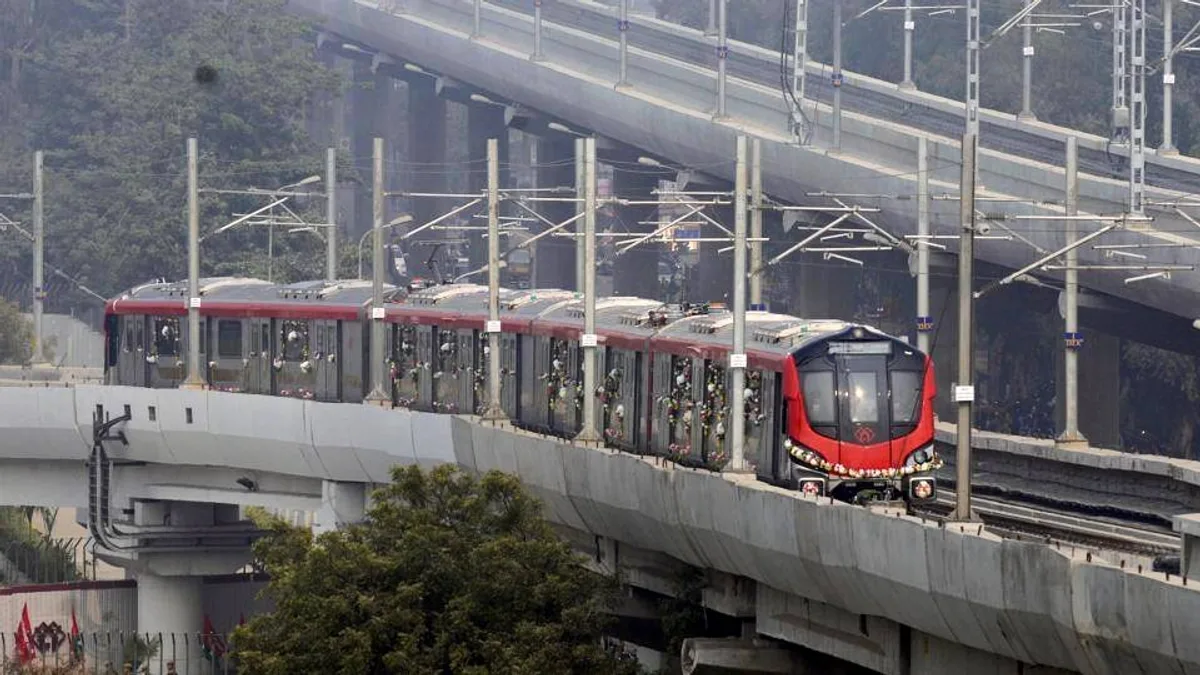 Lucknow Metro in India