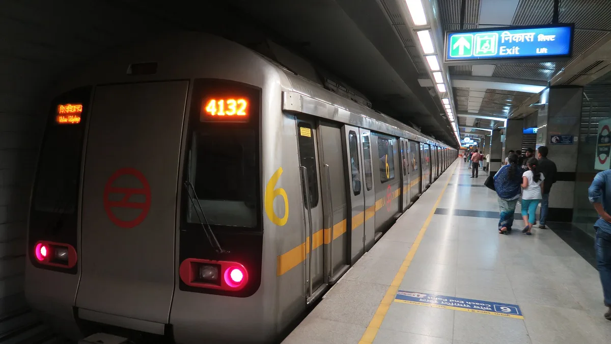 Delhi Metro in India