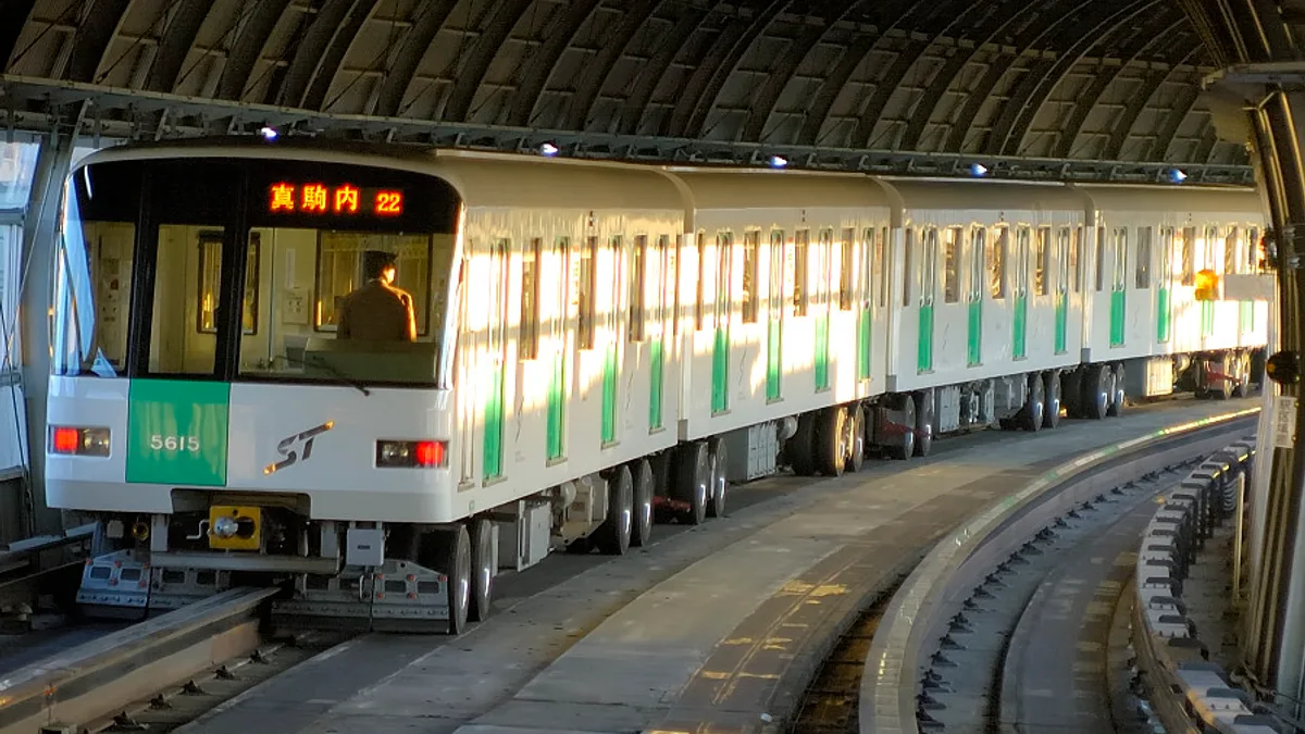Sapporo Municipal Subway in Japan