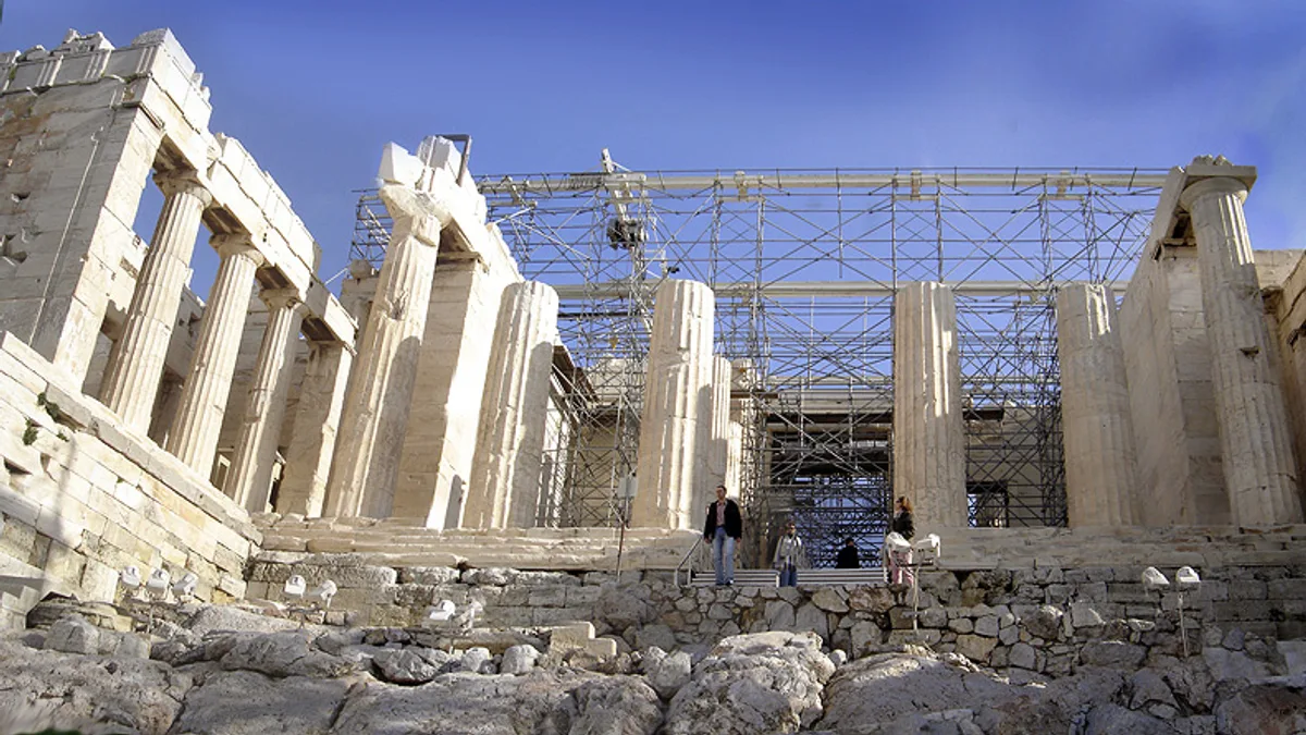 Acropolis of Athens in Greece
