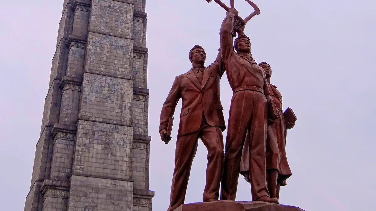 Juche Tower in North Korea