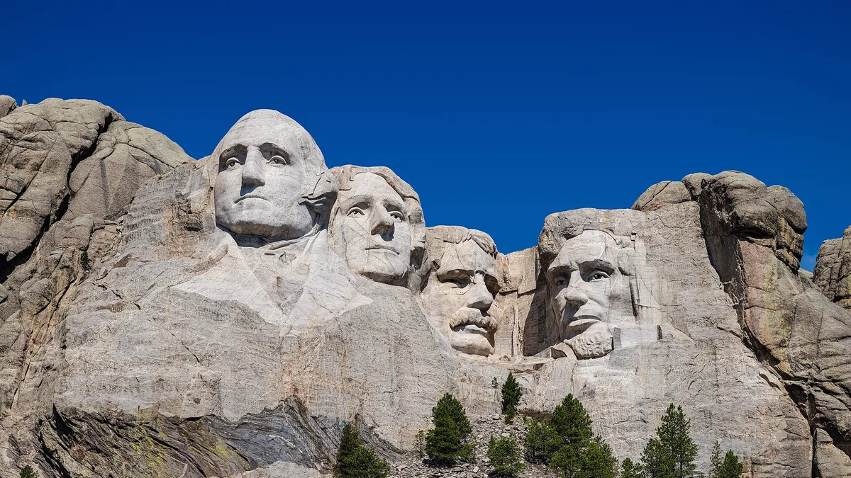Mount Rushmore National Memorial in United States