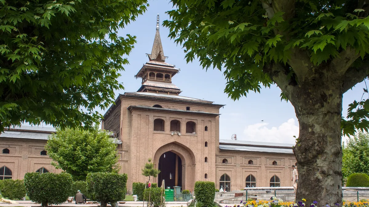 Jamia Masjid Srinagar in India