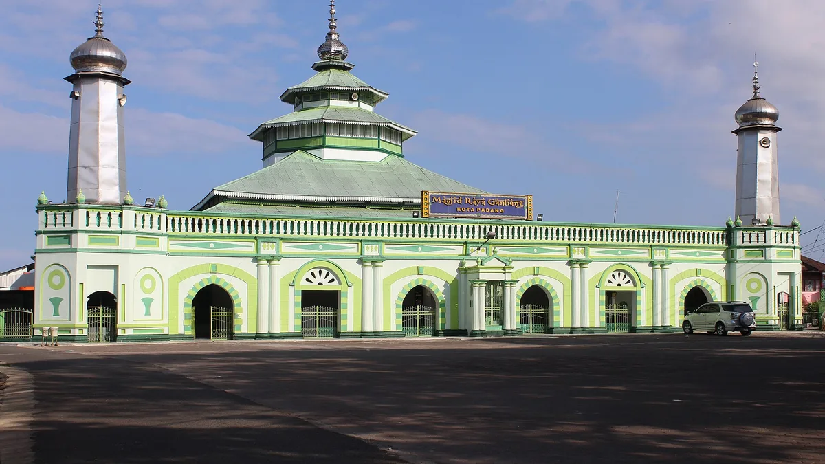 Medan Grand Mosque in Indonesia