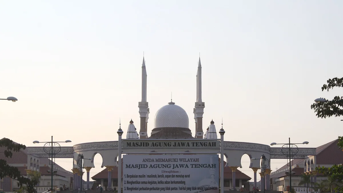 Great Mosque of Central Java in Indonesia