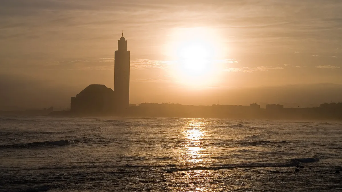 Hassan II Mosque in Morocco