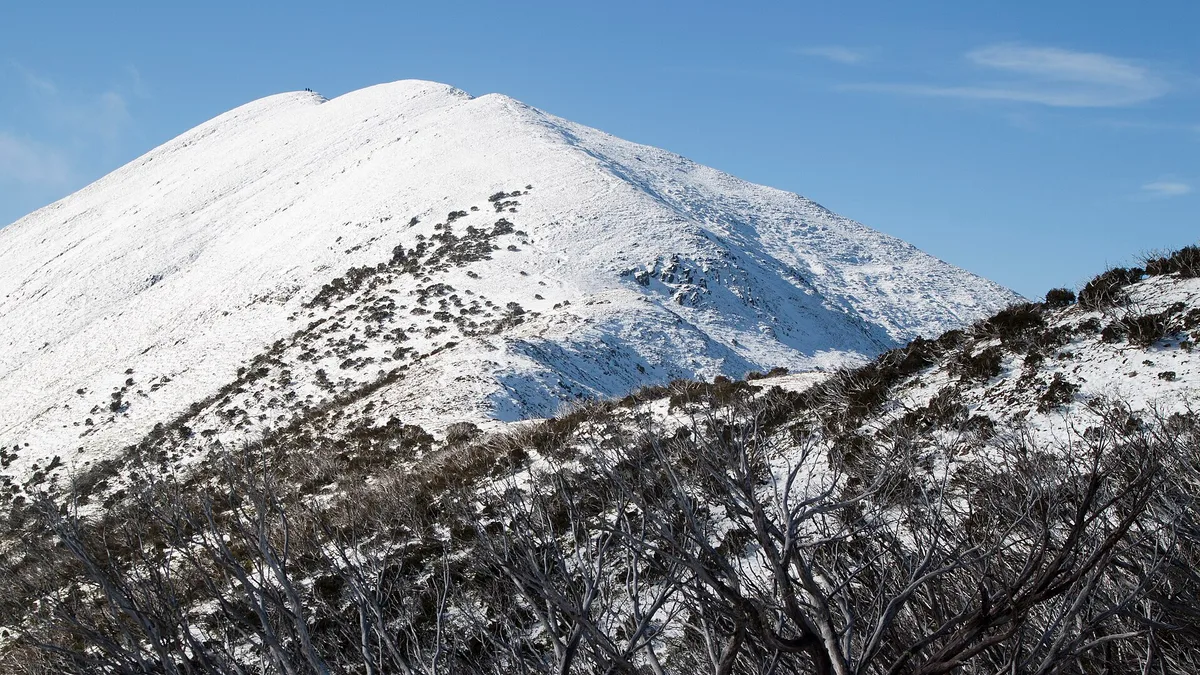 Mount Feathertop in Australia