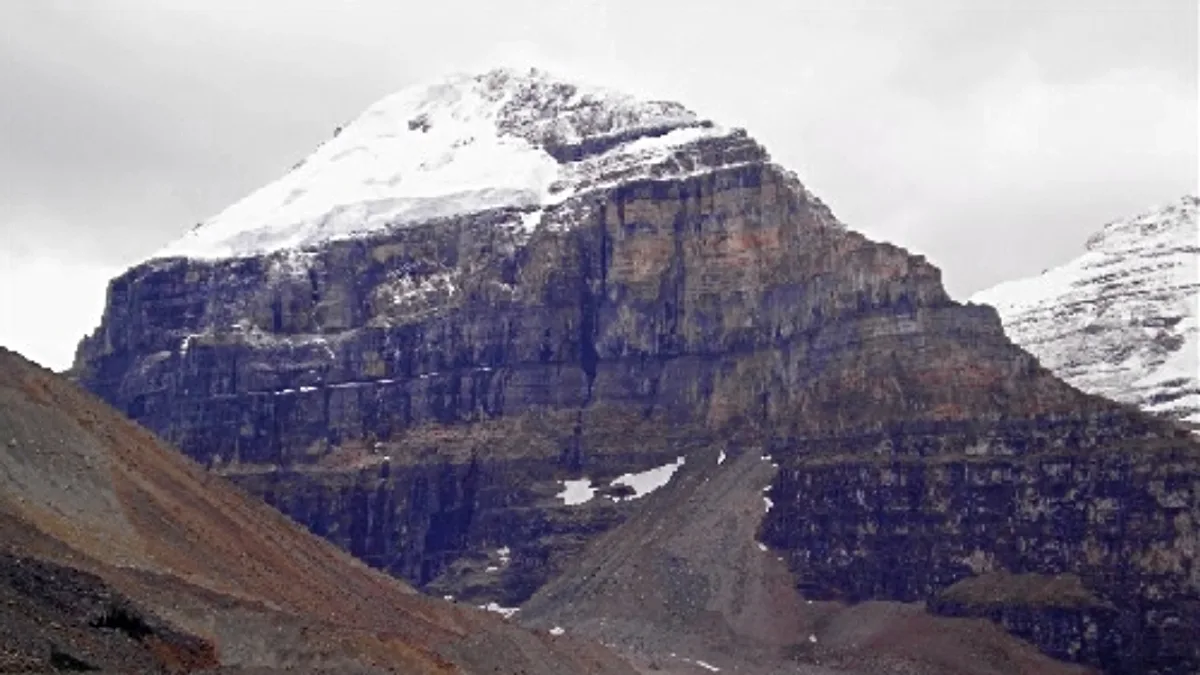 Mount Lefroy in Canada