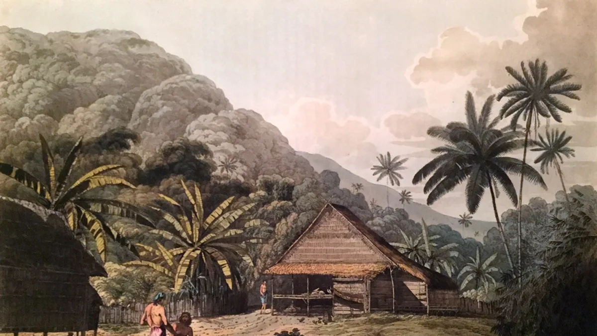 Krakatoa in Indonesia