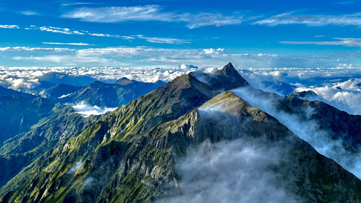 Mount Kitahotaka in Japan