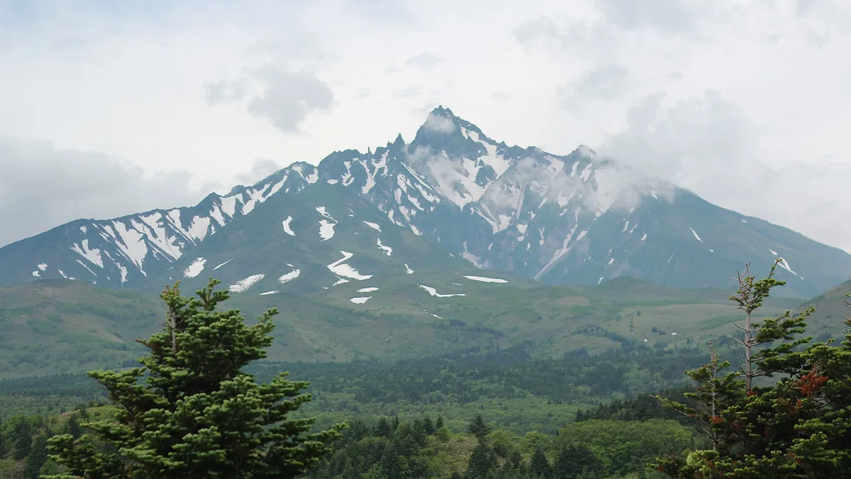Mount Rishiri in Japan
