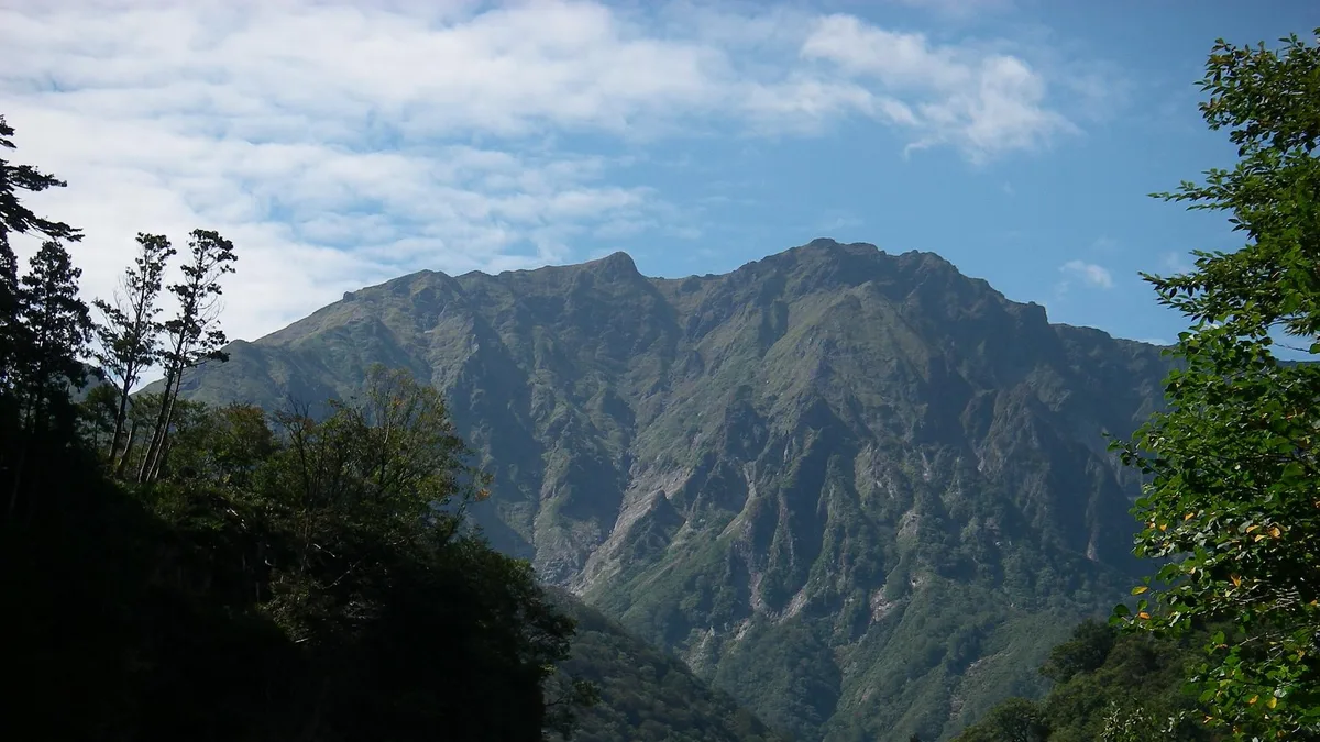 Mount Tanigawa in Japan