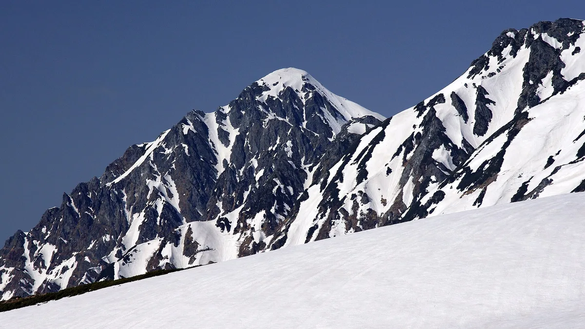 Mount Tsurugi in Japan