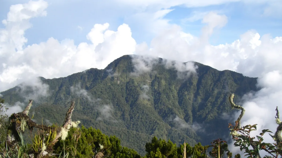 Mount Dulang-Dulang in Philippines